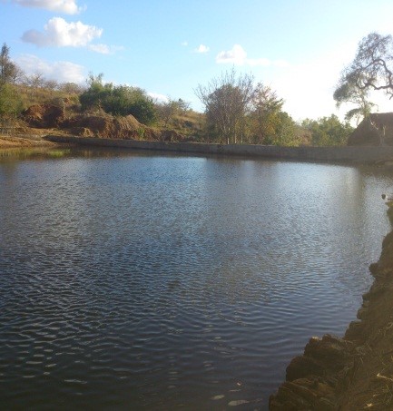 PHOTO CHANTIER BARRAGE EN DUR BEVARO EN FIN
